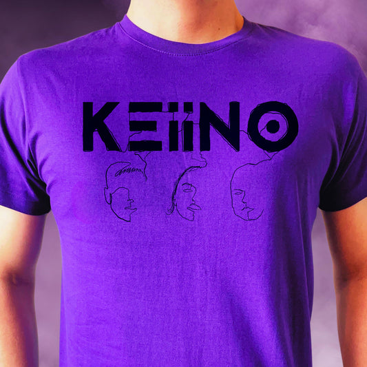 T-shirt with black logo