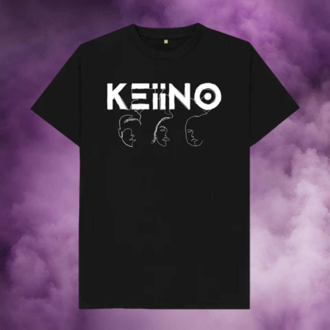 T-shirt with white logo